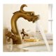 thumbnail image 2 of Grifo de dragón tallado, lavabo de bronce antiguo, grifo de lavabo de baño, grifo de Mezclador de Baño de doble manija, lavabo de lujo, 2 of 5