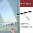 thumbnail image 6 of Stainless Steel Window Wiper Cleaner Squeegee For Shower Mirror Glass Wash Brush, 6 of 6