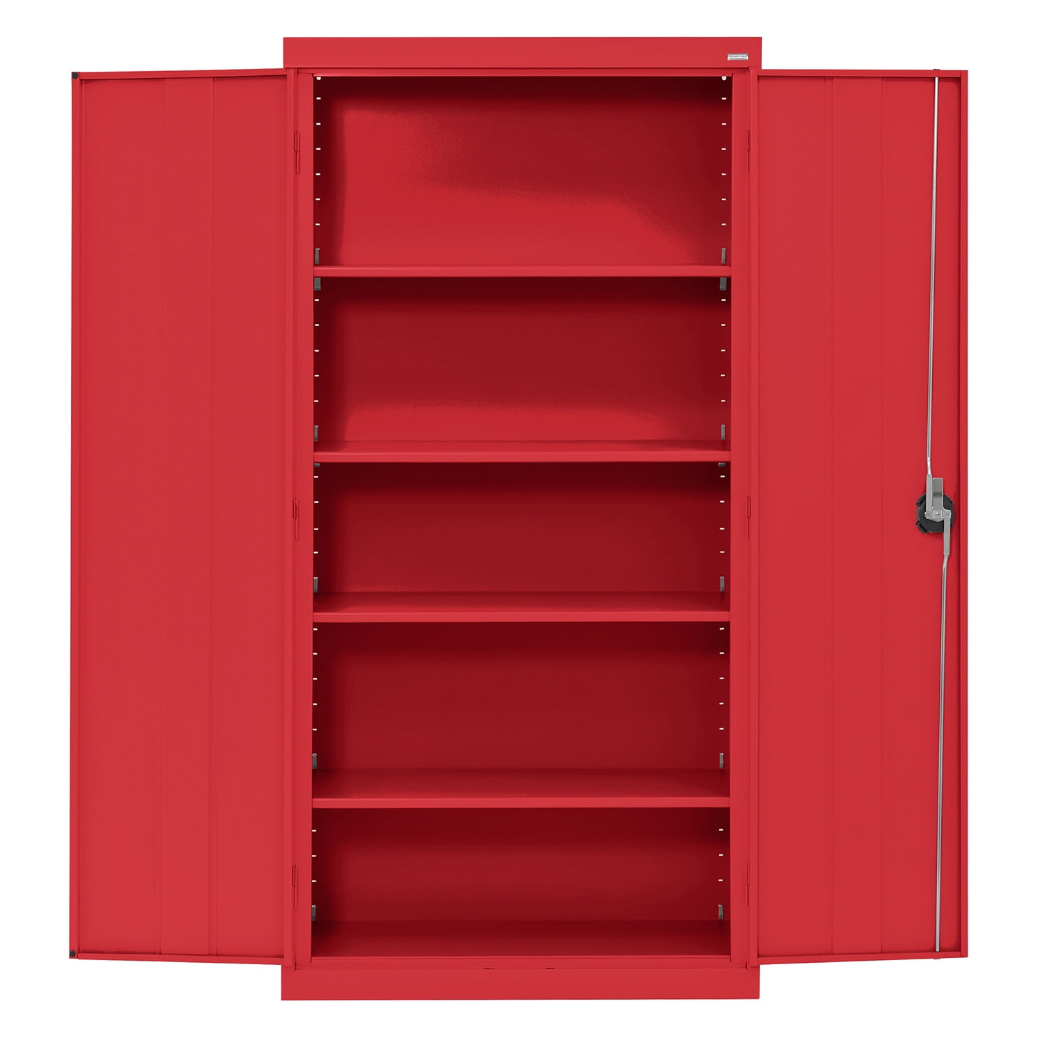 Sandusky Elite Series Heavy-Duty Welded Steel Garage Storage Cabinet, Red