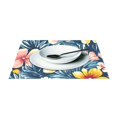 thumbnail image 3 of Ryvnso 1 Piece Placemats Elegant Tropical Floral-r9 Dining Mats Heat-Resistant Non-Slip Washable Table Mat, 3 of 8
