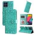 thumbnail image 1 of Allytech Case for Samsung Galaxy A12,Magnetic Flower Patterned Leather Wallet Case with Strap Hybrid Rubber Kickstand Cover For Samsung Galaxy A12,Green, 1 of 10