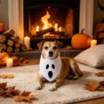 thumbnail image 4 of Halloween Pet Bandana, Pumpkin Ghost Neck Scarf, Adjustable Dog Cat Bib Accessory, Holiday Party Outfit, Cute Photo Decoration, 4 of 6