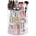 thumbnail image 1 of Organizador de maquillaje Cq acrílico que gira 360 grados, plástico transparente, 1 of 9