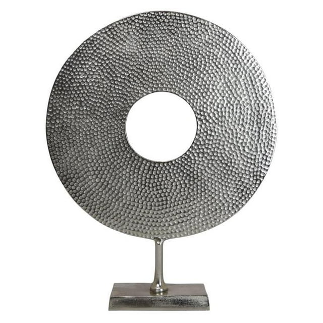 Plutus Brands PBTH93130 Metal Ring on Base, Silver