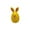 Yellow, variant on 2 Pcs Easter Eggs Shell Novelty Bunny Shaped, Empty Fillable Yellow Plastic Eggs Bulks for Easter Hunt, Basket Stuffers Filler, Classroom Prize Supplies