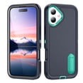 thumbnail image 1 of for iPhone 17 Case, iPhone 17 Phone Case with Built in Kickstand, Shockproof/Dustproof/Drop Proof Heavy Duty Military-Grade Rugged Protective Cover for iPhone 17,Light Green,For iPhone 17, 1 of 8