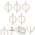 thumbnail image 3 of MasteelfCA 5pcs Alloy Delicate Clasp Scarf Buckle Clothes Decor Silk Scarf Holder Clamp, 3 of 7