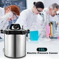thumbnail image 3 of WAASOSCON 18L Stainless Steel Pressure Canning Pot, Automatic 18L Lab Autoclave with 110V Power, for Lab Culture Medium, 3 of 5