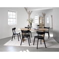 thumbnail image 2 of Unique Furniture Nola 75"W Oak Wood Rectangular Dining Table in Natural Oak, 2 of 4