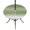 Green, White, Beige, variant on Round Outdoor Tablecloth with Umbrella Hole and Zipper, Red Black Omber Tablecloth with Elastic Waterproof, Modern Gray Gradient Abstract Art Patio Table Covers for 45" - 54" Picnic Pool Tables