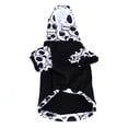 2024 Pet Halloween Skull Hoodies Fashionable Tie Dye Warm Soft
