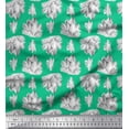thumbnail image 1 of Soimoi Green Cotton Poplin Fabric Iceberg Ocean Decor Fabric Printed Yard 58 Inch Wide, 1 of 3