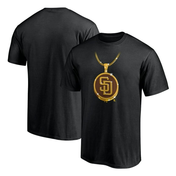 Men's Black San Diego Padres Team Swagg Chain T-Shirt