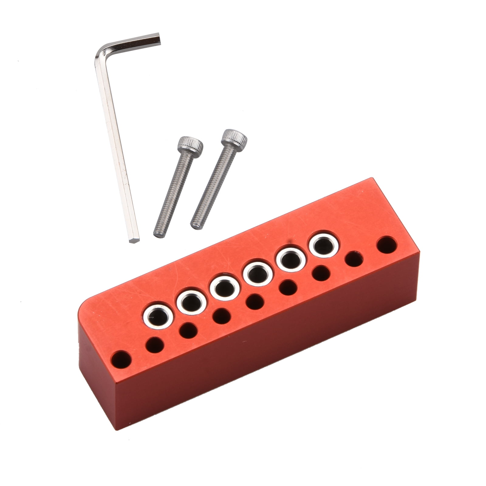 TAPDRA Precision Hole Punch Jig for DIY Projects Adjustable 0.3-3mm Drill Guide with Compression Screw