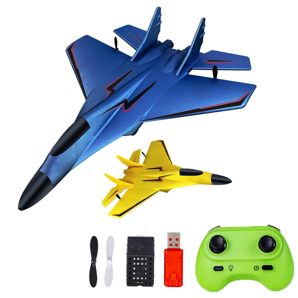Remote Control Aircraft with Night Flight Effects, Featuring SU-35 Fighter Jet Design - Lightweight & Portable for Enthusiasts and Beginners