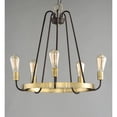 thumbnail image 2 of Maxim 11735OIAB Haven 5-Light Chandelier Ceiling Light, Oil Rubbed Bronze & Antique Brass, 2 of 5