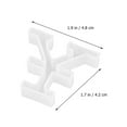thumbnail image 2 of 4pcs Crystal Drop Mold Symbol Design Mould Handmade Accessories Silicone Mold, 2 of 7