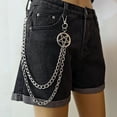 thumbnail image 3 of LYMAYTER Star Pattern Waist Chain Punk Pants Chain - Metal, Geometric, Hip - Hop, 3 of 6