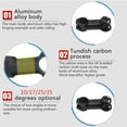 thumbnail image 5 of BUCKLOS Road Bicycle Stem Carbon Fiber/Aluminum 17 Degree Ultralight Mtb Power 70/80/90/100/110mm bike table Part, 5 of 7