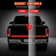 thumbnail image 4 of Mistaha Multi-function LED Tailgate Light Strip with Flowing Turn Signal and Fishbone Brake Light for Pickup Trucks - Wide Voltage 12-24V - 1.2m - Black, 4 of 6