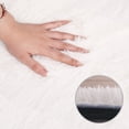 thumbnail image 3 of LUOVEN Soft Fluffy Shag Area Rug, 4*6 Indoor Plush Carpet for Living Room Bedroom Home Decor, White, 3 of 7