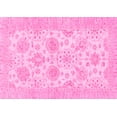 thumbnail image 1 of Ahgly Company Indoor Rectangle Oriental Pink Traditional Area Rugs, 2' x 5', 1 of 4