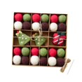 thumbnail image 1 of Bolas de fieltro para colgar en la pared, adornos navideños hechos a mano, decoración para árboles de Navidad para festivales, puertas interiores y Verde, 1 of 8