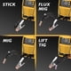 thumbnail image 2 of Soldadora TOOLIOM 180A 4 en 1 MIG/Flux/Stick/Lift TIG 110V/220V, 2 of 7