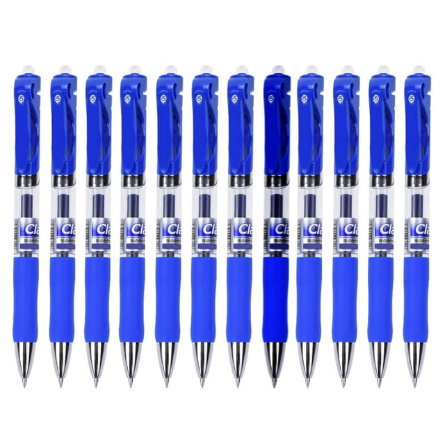Stylo à Bille Roulante, 12 Pcs Stylo à Bille Roulante Antidérapant Stylo Neutre Papeterie Performance Inégalée