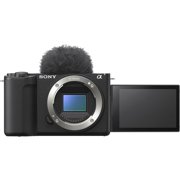 Sony ZV-E10 II Mirrorless Camera Black Bundle with Extra Battery, Connect LED Light, Mini Directional Microphone & Additional Accessories | zve10 ii