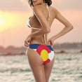thumbnail image 5 of FREEAMG Sparkling Fireworks American Flag Sexy Two Piece Bikini Swimsuit Swimwear for Women, 5 of 6