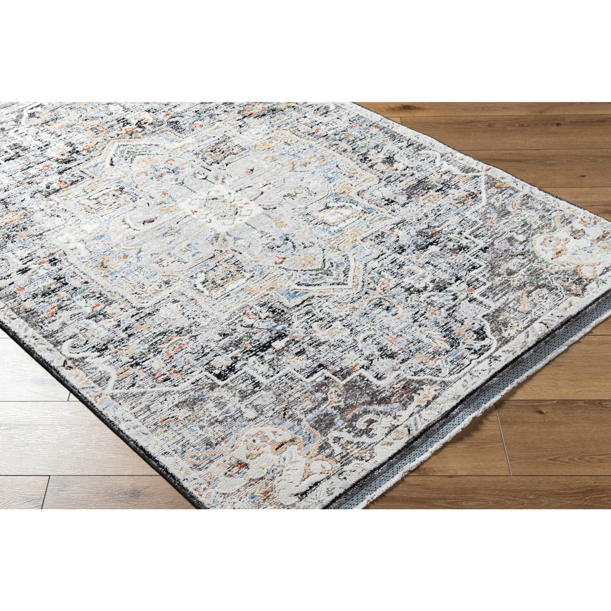 Artistic Wavers Rivaldo Area Rug, 7'10" x 10', Gray/Multi-color