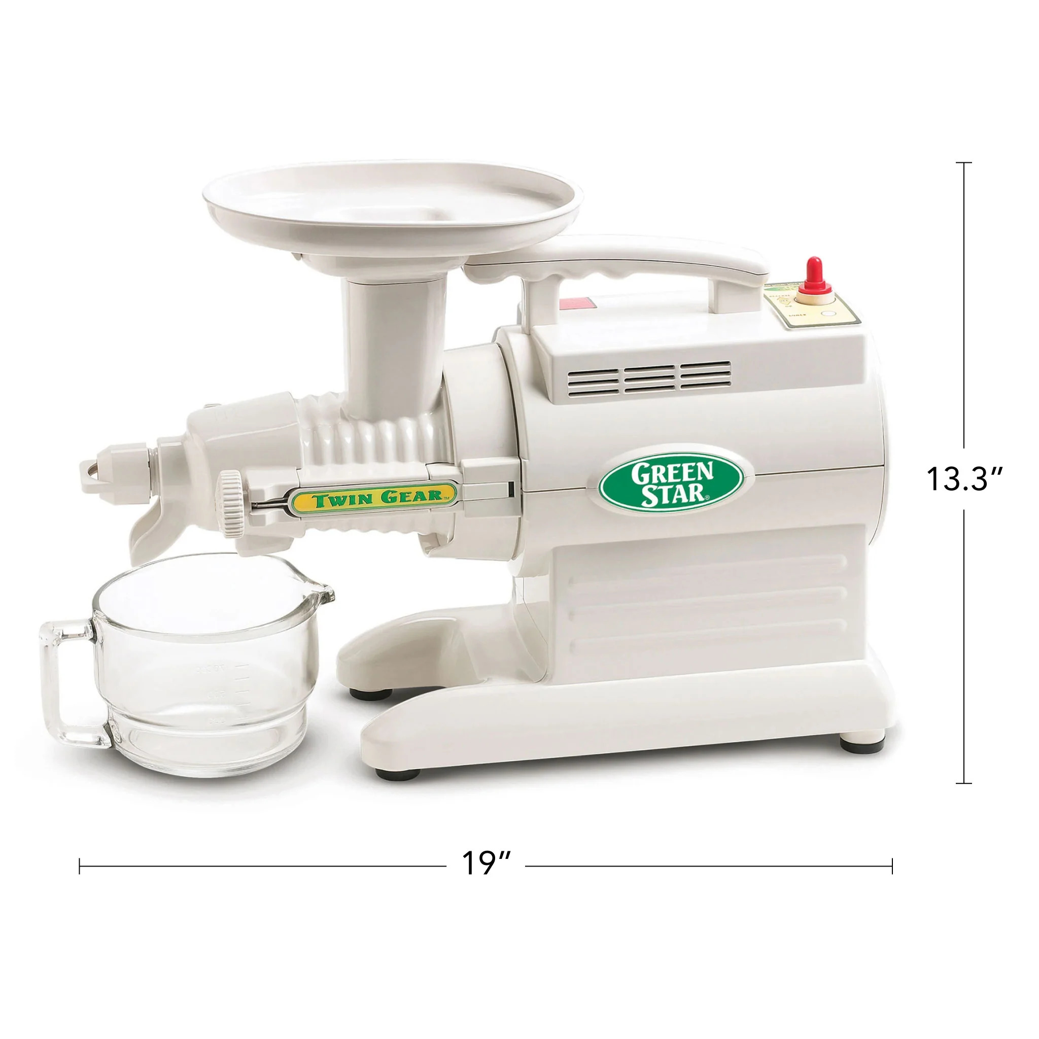 Greenstar Original Basic Twin Gear Slow Masticating Juicer Walmart