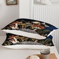 thumbnail image 3 of Funda nórdica King Size, set de cama Magic Mushroom para niños niñas, planta de la naturaleza, 3 of 7