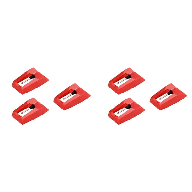 6 Piezas Aguja de Repuesto de Tocadiscos Stylus para Tocadiscos LP Tocadiscos de Fonógrafo Accesorios de Gramófono