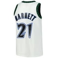 thumbnail image 3 of Men's-Mitchell & Ness Kevin Garnett White Minnesota Timberwolves Hardwood Classics Swingman Jersey, 3 of 7