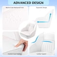 thumbnail image 2 of Pontoon Captain Bucket Seat With Thickened Sponge Padding, Fishing Chairs for Boats, Sightseeing, Speedboat, Canoe - 1-Piece, 2 of 6