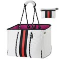 thumbnail image 1 of Bolsa de Playa Tote QOGiR Neopreno Blanca Grande con Bolsillo Interior, 1 of 8