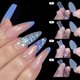 thumbnail image 3 of Puntas postizas para extensión de uñas, molde para manicura francesa de construcción rápida, almohadillas de silicona suaves, 12 piezas, 3 of 4