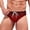 Wine, variant on Men's Swimsuit Trunks with Zipper Pockets Quick Dry Swimwear Bathing Suit Swim Briefs Board Shorts for Men Mens Swim Brief(AG,XXL)