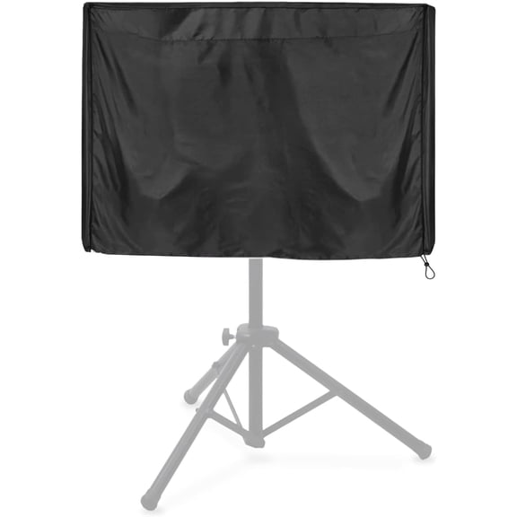 Black 420D Oxford cloth Mobile Outdoor TV Stand Cover for 60-72 Inches Mobile TV Cart Black Waterproof Moisture-proof Dust-proof TV Screen Protection Cover