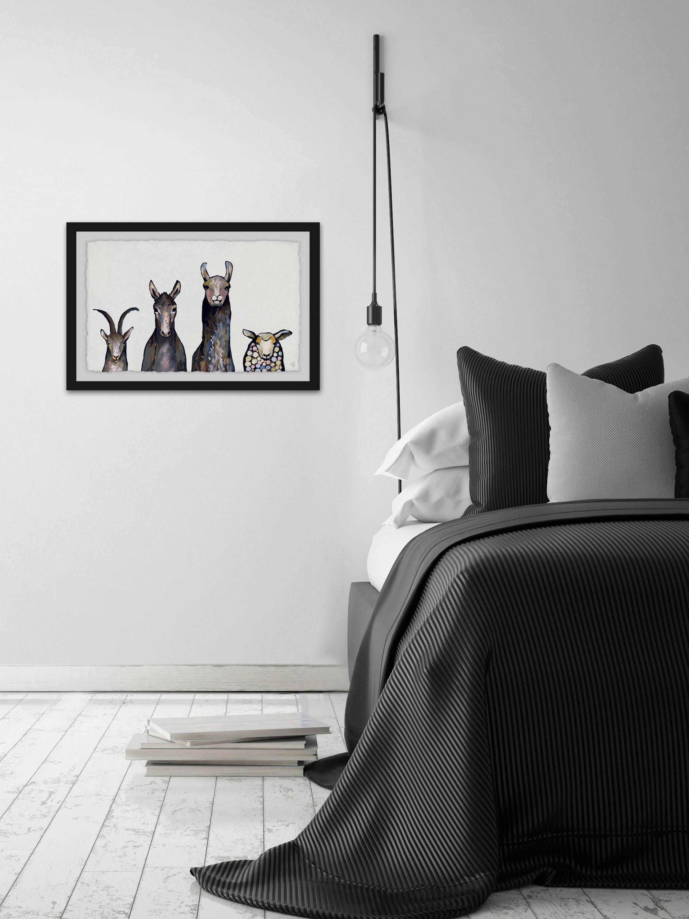 Staring All Day Framed Painting Print