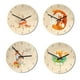 thumbnail image 2 of Punteros de aluminio de dibujos animados Reloj de pared con esfera de madera Movimiento sin tictac Reloj de sala de estar Dormitorio tholdsy JJ20451-01, 2 of 6