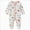 O135-Light Pink, variant on 3-6 Months Newborn Baby Boys Girls Jumpsuit Footed Long Sleeve Button Bodysuit Outfits Pajamas Sleep & Play
