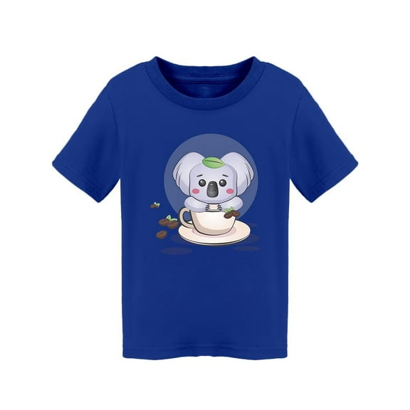 Kawaii Coffee Koala T-Shirt Toddler -Image by Shutterstock,  4 Toddler