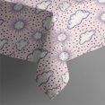 thumbnail image 4 of Pink Purple Sun Cloud Pattern Rectangle Tablecloth 60"x102",Waterproof Polyester Rectangle Table Cloth, Wipeable Spillproof Polyester Tablecloth for Dining, Camping, Indoor and Outdoor, 4 of 6