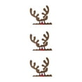 thumbnail image 3 of ZheElen Cute Easy To Apply Remove Christmas Window Stickers Wide Application Door Decal Big elk antlers 3Set, 3 of 6