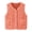 H#08-Orange, variant on Baby Toddler Fleece Vest with Zipper Soft Cozy Sleeveless Outerwear Pockets, 12M-8Y
