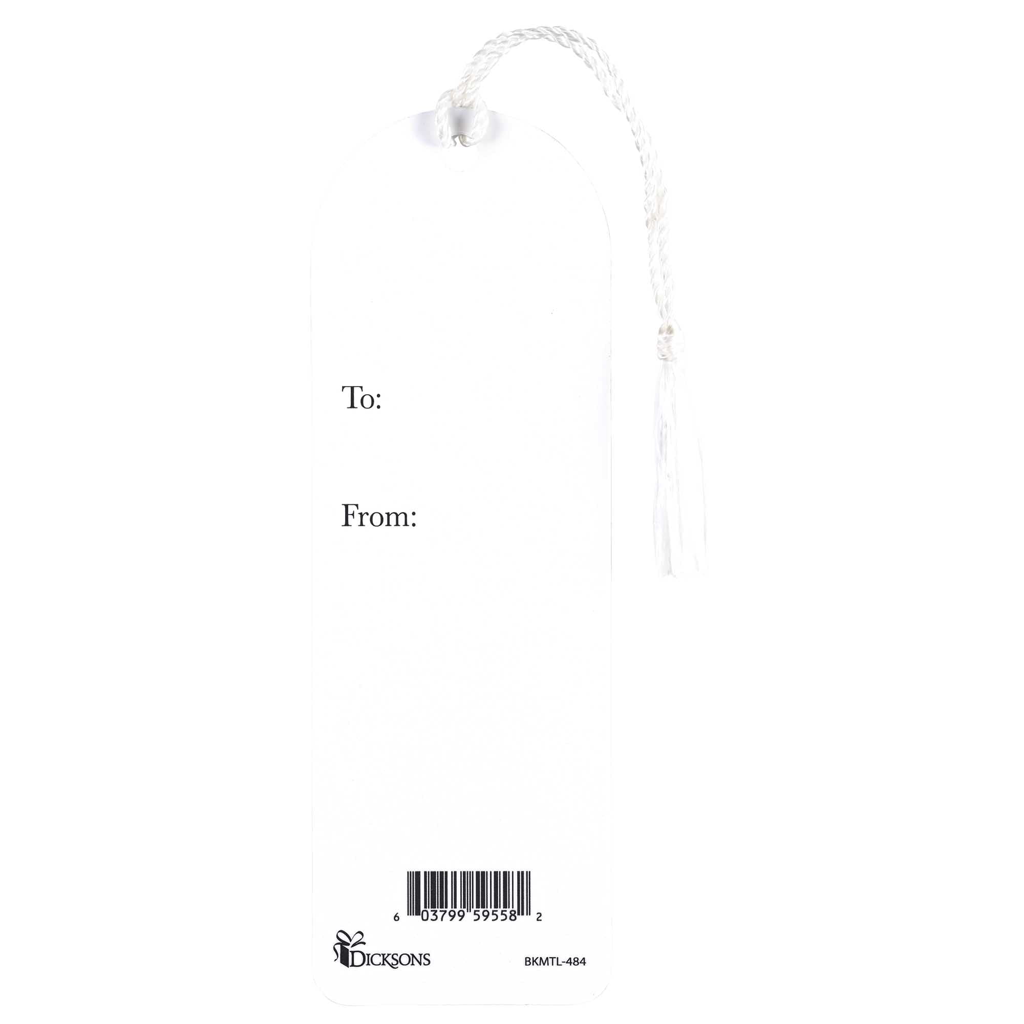 Dicksons BKMTL-484 Be Strong Green and White 2 x 6 Inch Paper and Tassel Place Keeper Bookmark Pack of 12
