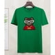 thumbnail image 1 of Balma1n Camiseta De Hombre Con Cuello Redondo De Algodón Bordado De Oso De Manga Corta S-4XL, 1 of 4
